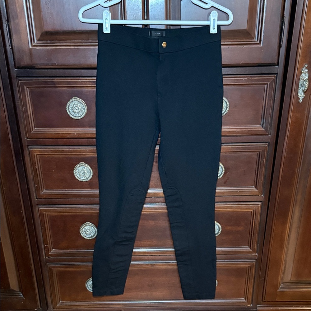 J crew black pixie riding style pants size 2
